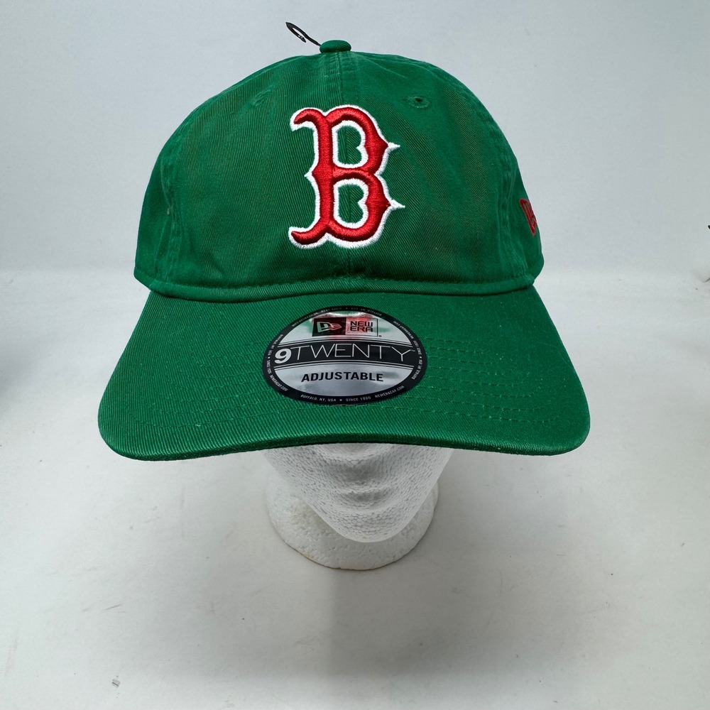 New Era Boston Red Sox 9TWENTY Kelly Green Adjustable MLB Baseball Hat Cap